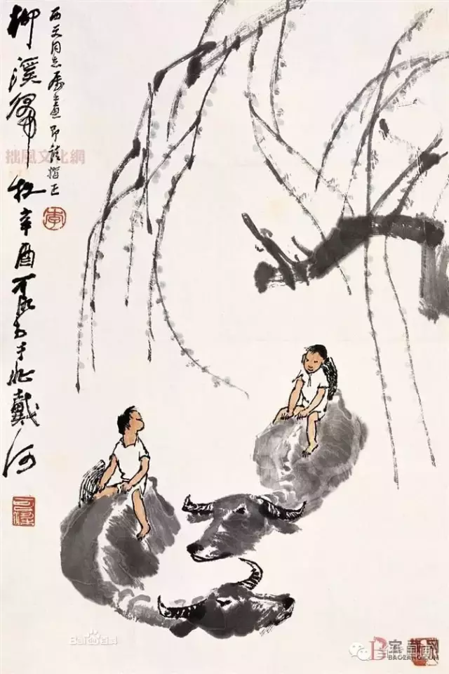 李可染一生創(chuàng)作作品1000件，市場(chǎng)拍了8000件，90%是假的